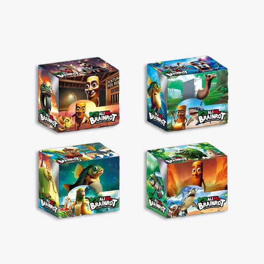 Tralalero Tralala Llavero Brain Rot Blind Box Mystery Box Carte Collectible Card Game Italian Brainrot Card Tung Tung Sahur Card